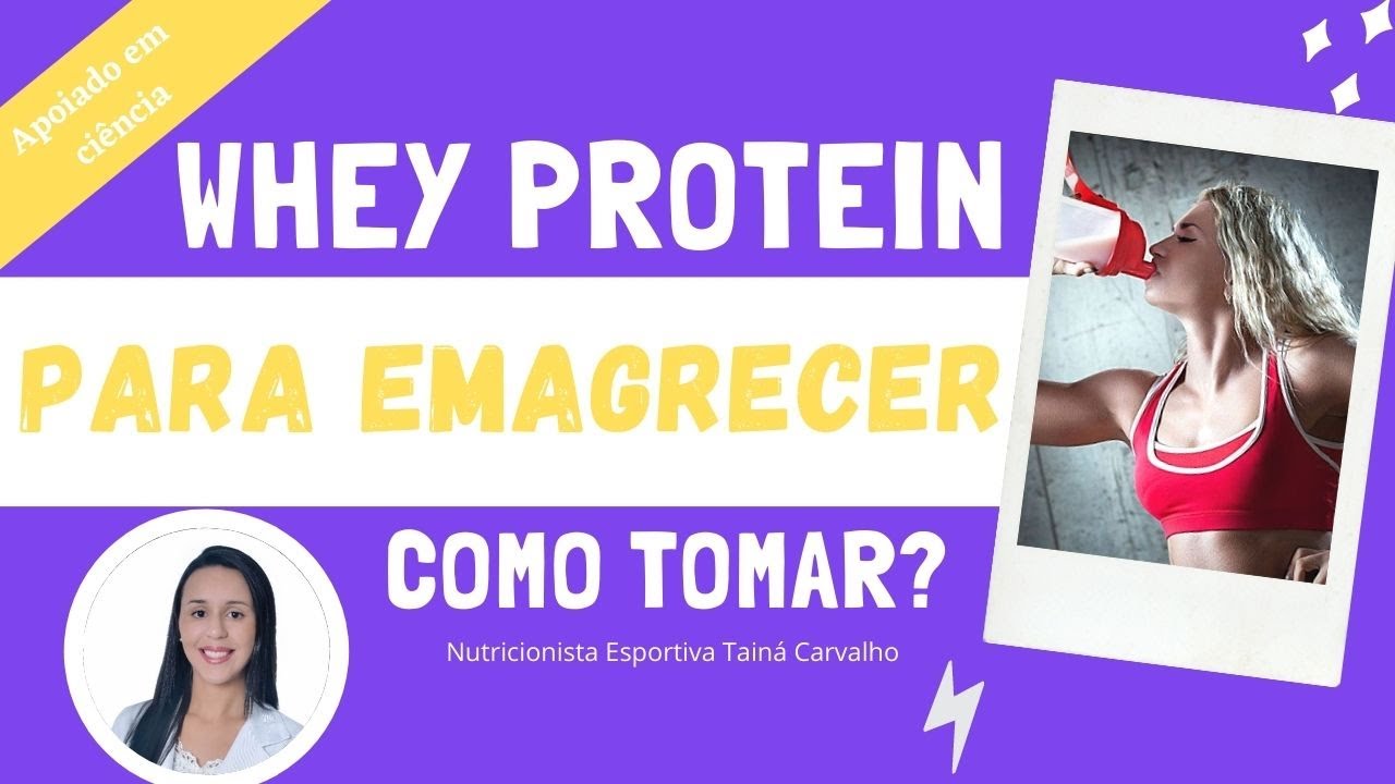 🥤 Como tomar Whey Protein Para Emagrecer 🏃‍♀️
