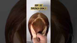 ✅Tutorial Side See-through Bangs #haircut #hairtok #curtainbangtutorial