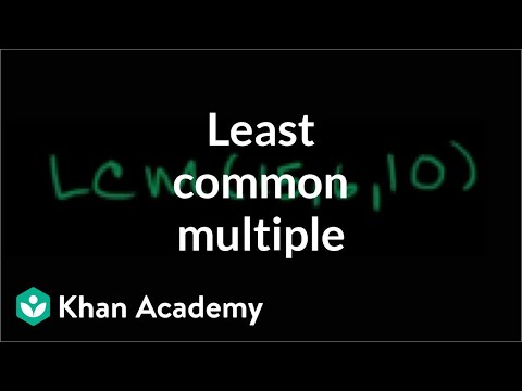 Least common multiple