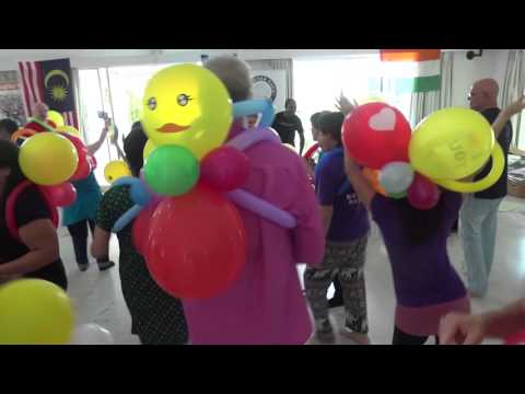 Laughter Yoga Festival 2015 - Balloon Workshop by Karen Kong