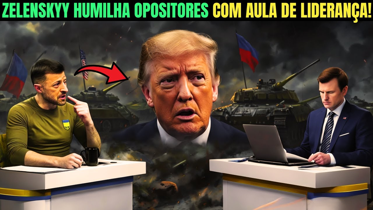 🔥BOMBA! Zelenskyy HUMILHA a mídia e dá SHOW de liderança!