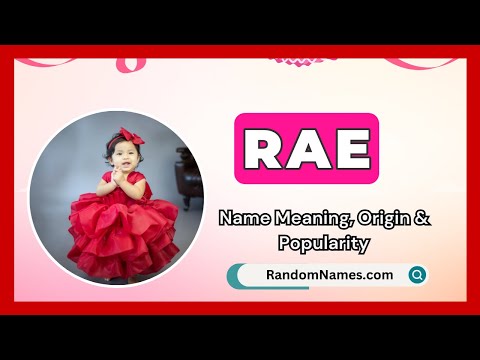 Rae - Baby Girl Name Meaning, Origin & Popularity - RandomNames.com