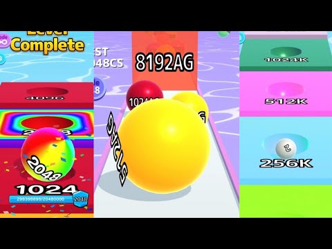 live : BALL RUN 2048 vs BALL RUN INFINITY MODE vs BALL RUN INFINITY