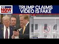 WATCH Trump Says Viral Trash Video At White House Is Fake AI