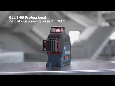 Bosch Linijinis lazerinis nivelyras GLL 3-80 video