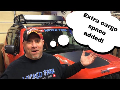 Go Rhino Universal Safari Roof Basket Install | Jeep Renegade
