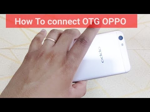 How To connect OTG oppo Mobile | oppo mobile otg test