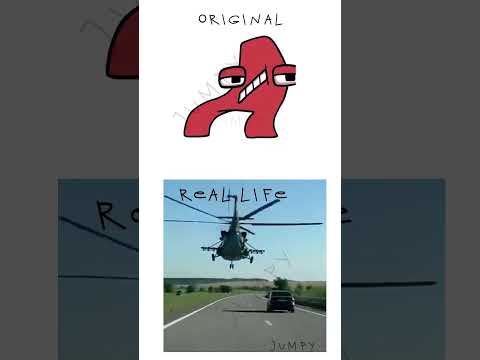 REAL LIFE VS ORIGINAL | Alphabet Lore SOUNDS #2