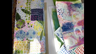 Craft with me | MARK MAKING SAMPLE PAGE | fun art journal collab with Wendy's journal adventure