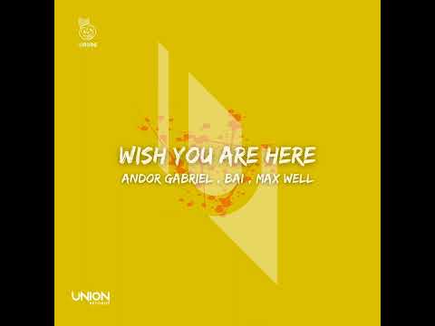 Andor Gabriel , Bai , Max Well -  Wish You Are Here (Extended Mix)