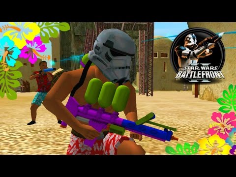 Star Wars Battlefront II Mods (PC) HD: Beach Troopers - Mos Eisley | Soak the Wookiee