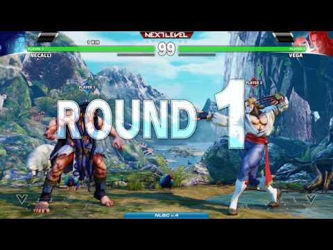 SF5 @ NLBC v.4 - F3 Alucard (Necalli) vs Zeus (Vega) [720p/60fps]
