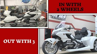 Goldwing 1800 DCT Trike Kit Installation - Building A Brand New Automa
