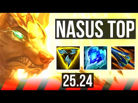 NASUS vs DARIUS (TOP) | Perfect KDA: 4/0/9 | NA Master | 25.24