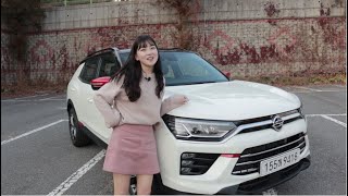 [오피셜] [코란도 R-PLUS X 가요이키우기] 면허를 갓 딴 여대생의 차알못 리뷰(귀여움주의)