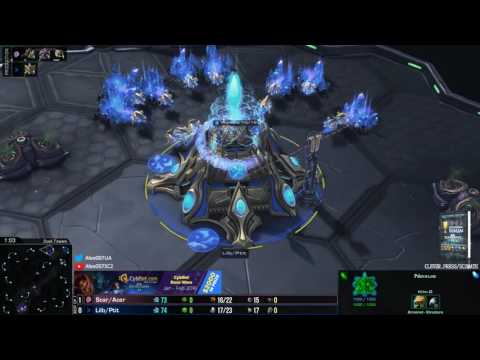 StarCraft 2 LotV Cybbet Race Wars 2016 Showmatch PtitDrogo + Lilbow vs Bly + Scarlett mp4