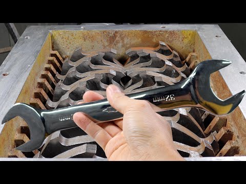 Pure steel wrench VS shredder, which is stronger