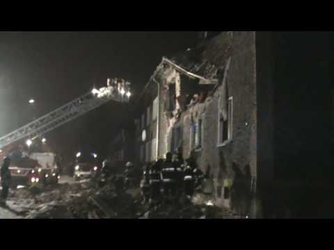 Wybuch gazu- Rokitnica 16 stycznia 2010r.part2