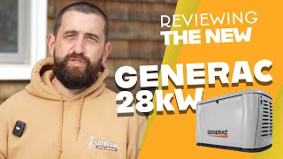 NEW Generac 28KW Standby Generator Install