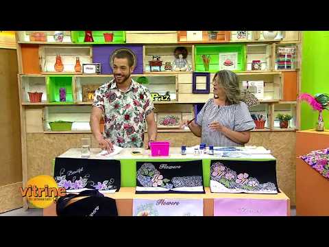 Pintura Flores com Lili Negrão | Vitrine do Artesanato na TV