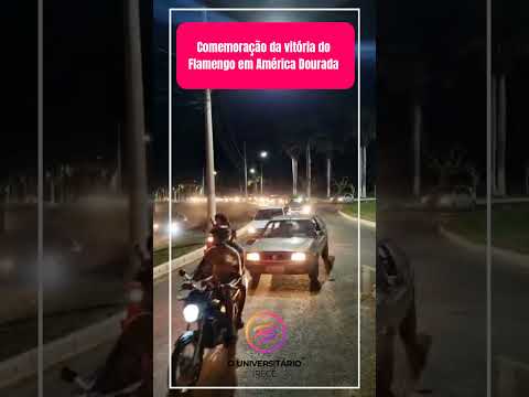 Carreata do Flamengo em América Dourada comemoração da Libertadores neste sábado (29).