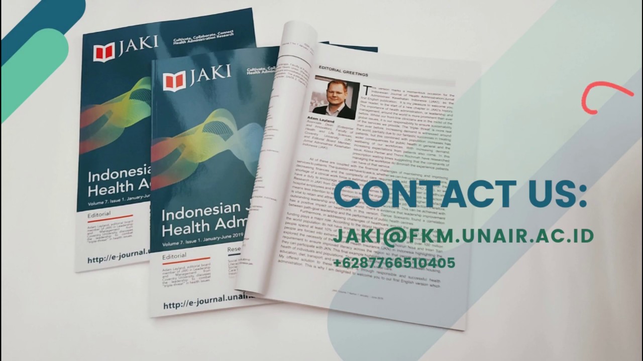 A GUIDE TO SUBMIT A MANUSCRIPT TO INDONESIAN JOURNAL OF HEALTH ADMINISTRATION