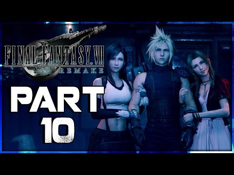 Final Fantasy VII Remake Walkthrough PART 10 - Train Graveyard (PS4 PRO 1440p)