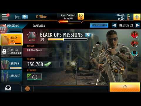 Kill Shot Bravo Region 21::3 Black OPS Mission Complete
