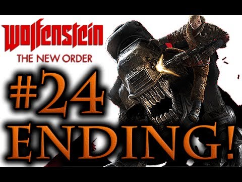 Wolfenstein The New Order ENDING Walkthrough Part 24 [1080p HD] - No Commentary