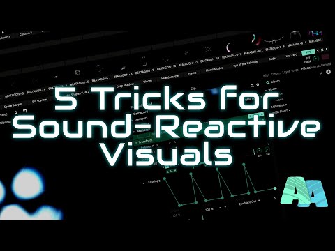 Sync Music & Visuals - Sound Reactive Visuals in Resolume - 5 Pro tips tutorial