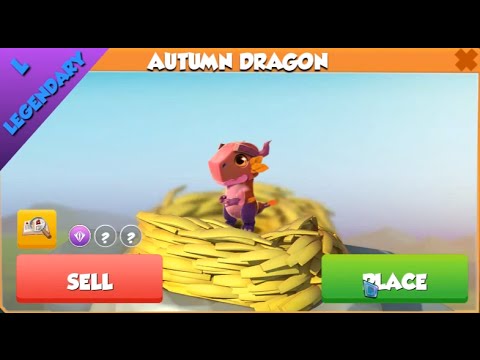 ❤ How to breed LEGENDARY AUTUMN Dragon. Dragon mania legends.