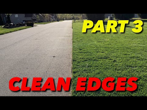 How To Have Clean Edges In A Lawn - PART 3