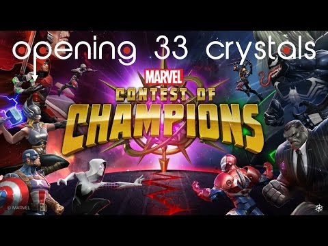 Marvel: Contest of Champions Opening 33 Crystals