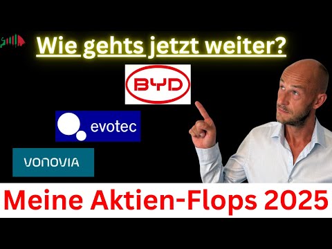 ❌ Meine Aktien-Flops 2025 | BYD, Vonovia & Evotec Aktie - Wie geht es jetzt weiter?