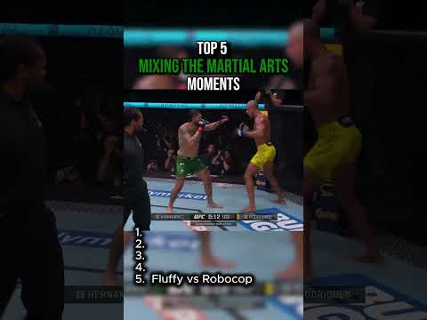 Top 5 Mixing the Martial Arts Moments #ufc #mmafighter #mma #both#combo#mixing#martialarts