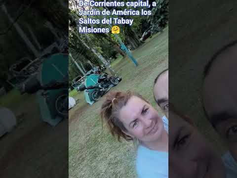 de Corrientes capital a Jardín de América los Saltos del Tabay Misiones 😀