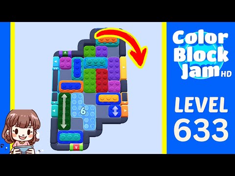 Color Block Jam Level 633 Solution Walkthrough