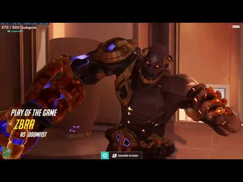 Overwatch Doomfist God ZBRA Showing His Aggro Gameplay Skills