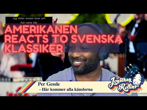 Amerikanen Reacts to Svenska Klassiker: Per Gessle   Här kommer alla känslorna