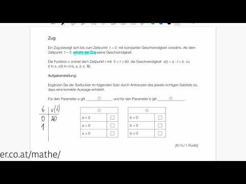 Mathelernen mit Martin Matura-Beispiel KL20_PT1_T1_08 Zug