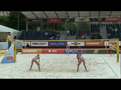 CEV Cup Moscow 2012 Quarterfinal 22.06.2012 14:00 Rimser-Swoboda AUT Ukolova-Khomyakova RUS