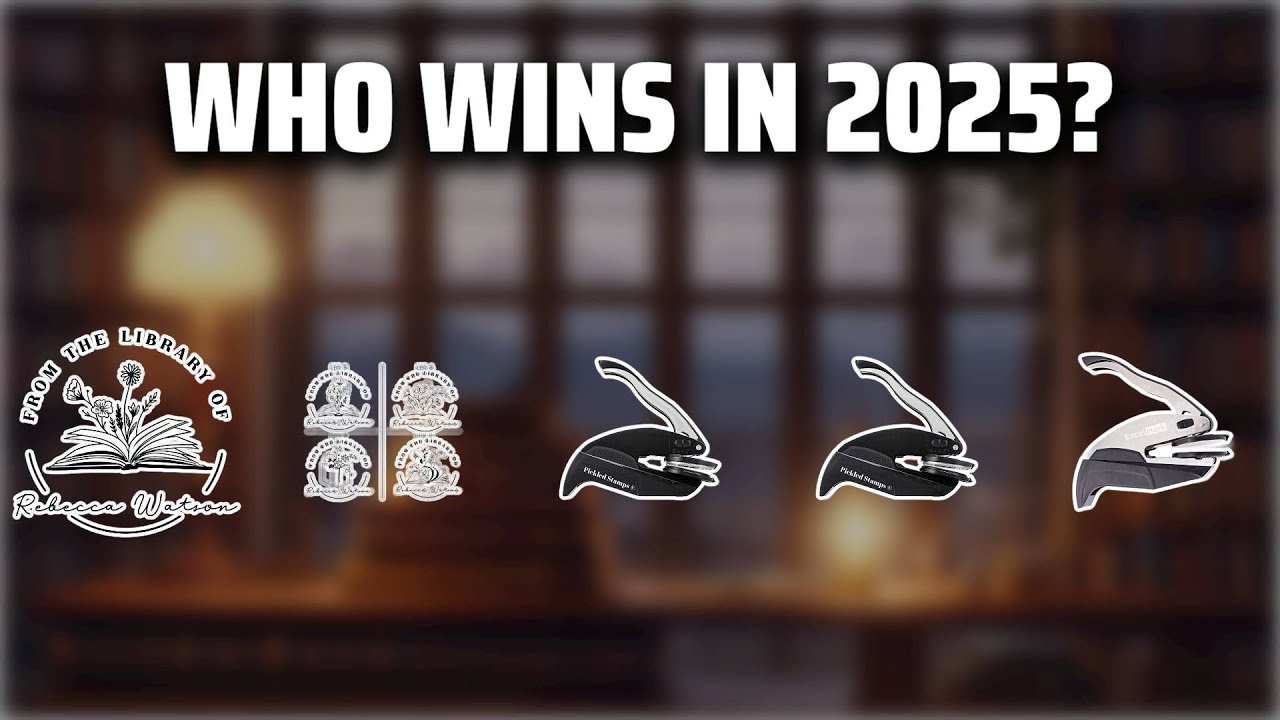 The Top 5 Best Book Stamp Embosser in 2025 - Must Watch Before Buying!