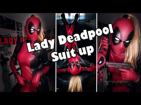 Lady Deadpool Suit Up - get into cosplay