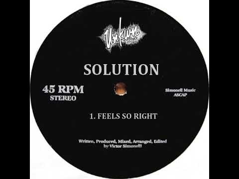 Victor simonelli presents solution - feels so right