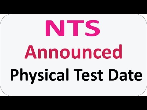NTS Announced The Physical Test Date Starting From 26 07 19