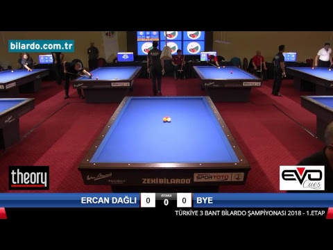 ERCAN DAĞLI & BYE Bilardo Maçı - 2018 VETERANLAR 1.ETAP -1. Tur