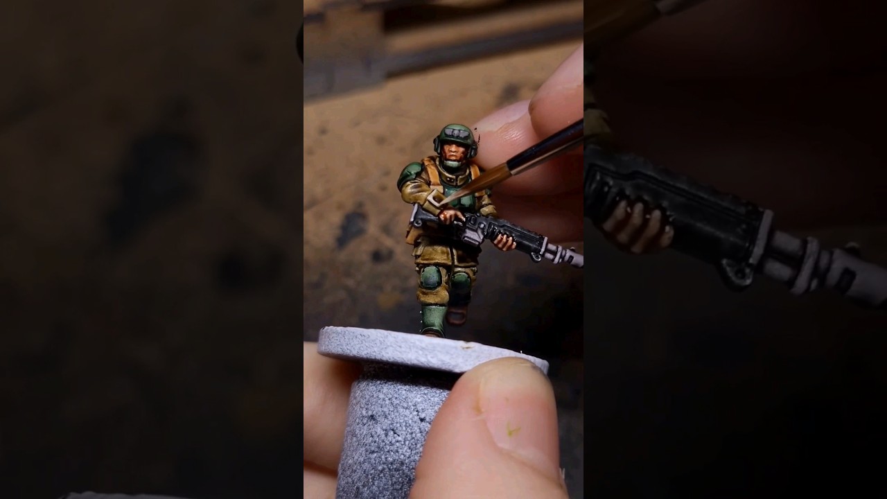 Painting miniatures doesn't have to be complicated #warhammer40k #speedpaint #minipainting