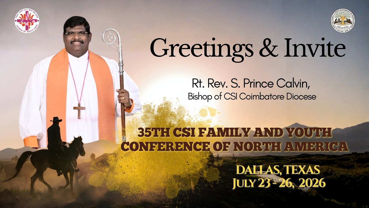 Rt. Rev. S. Prince Calvin - Greetings & Invite