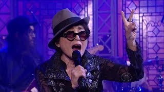 [HD] Yoko Ono Plastic Ono Band - &quot;Cheshire Cat Cry&quot; (feat. The Flaming Lips) 10/2/13 David Letterman
