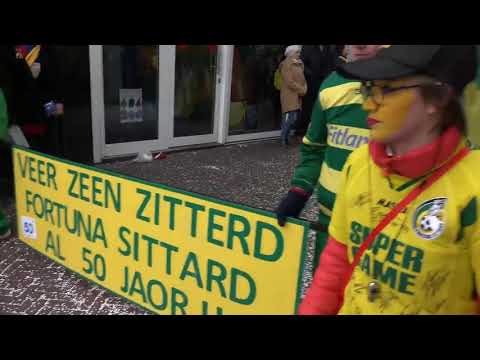 Optoch Zitterd 2018 groep Fortuna supporters